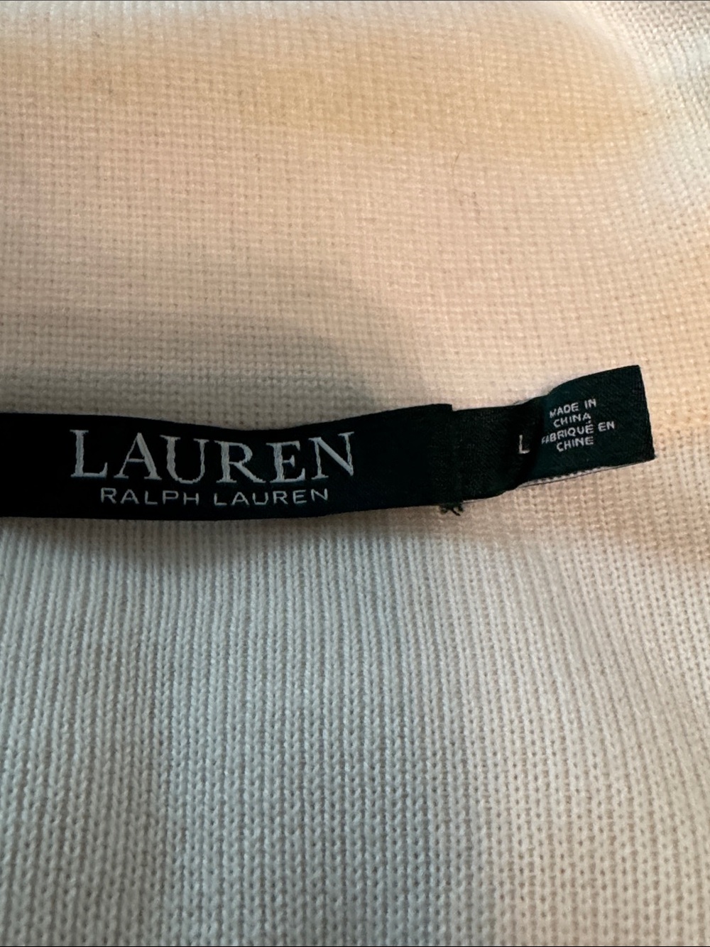 Lauren Ralph Lauren White Blazer with Black Piping and Embellished Crest - Picture 9 of 10